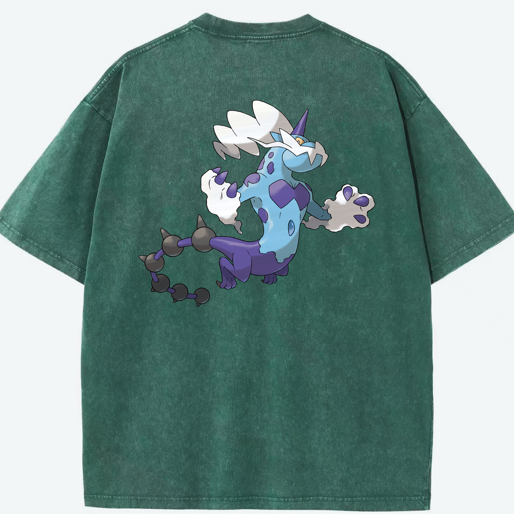 （画像用） ポケットモンスター Pokémon 綿100% ヴィンテージ風 半袖Tシャツ（背面プリント）